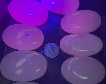 Pink Mangano Calcit, UV-reaktiv, Pink Mangano Palmstein, Pink Mangano, Pink Calcit