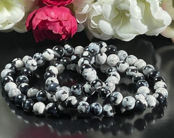 Orca Agate, Orca Agate Bracelet, 8mm Orca Agate, Spiritual Healing, Meditation, For Him, For Her, Gift Ideas
