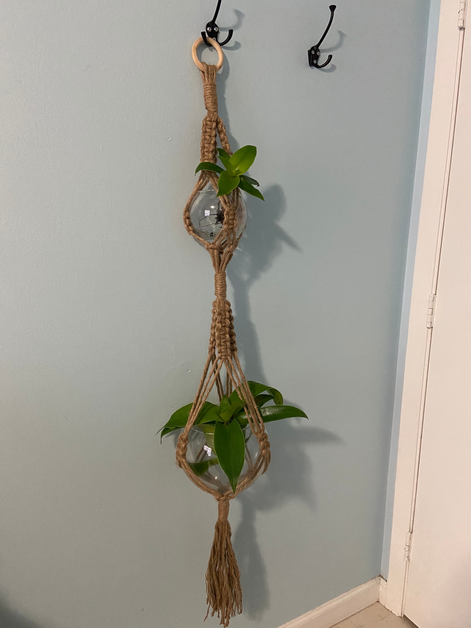 Jute macrame plant hanger decor Etsy