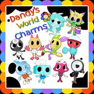PREORDER Dandy’s World Acrylic Charm / Connie / Yatta / Shelly / Toodles / Looey / Gigi / Finn / Tisha / Rodger / Scraps keychain