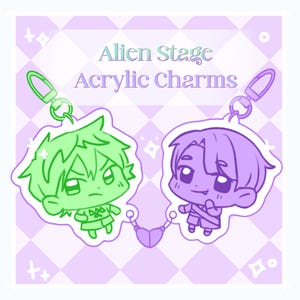 Alien Stage Acrylic Charms / Ivan / Till / ALNST / Magnetic heart charm