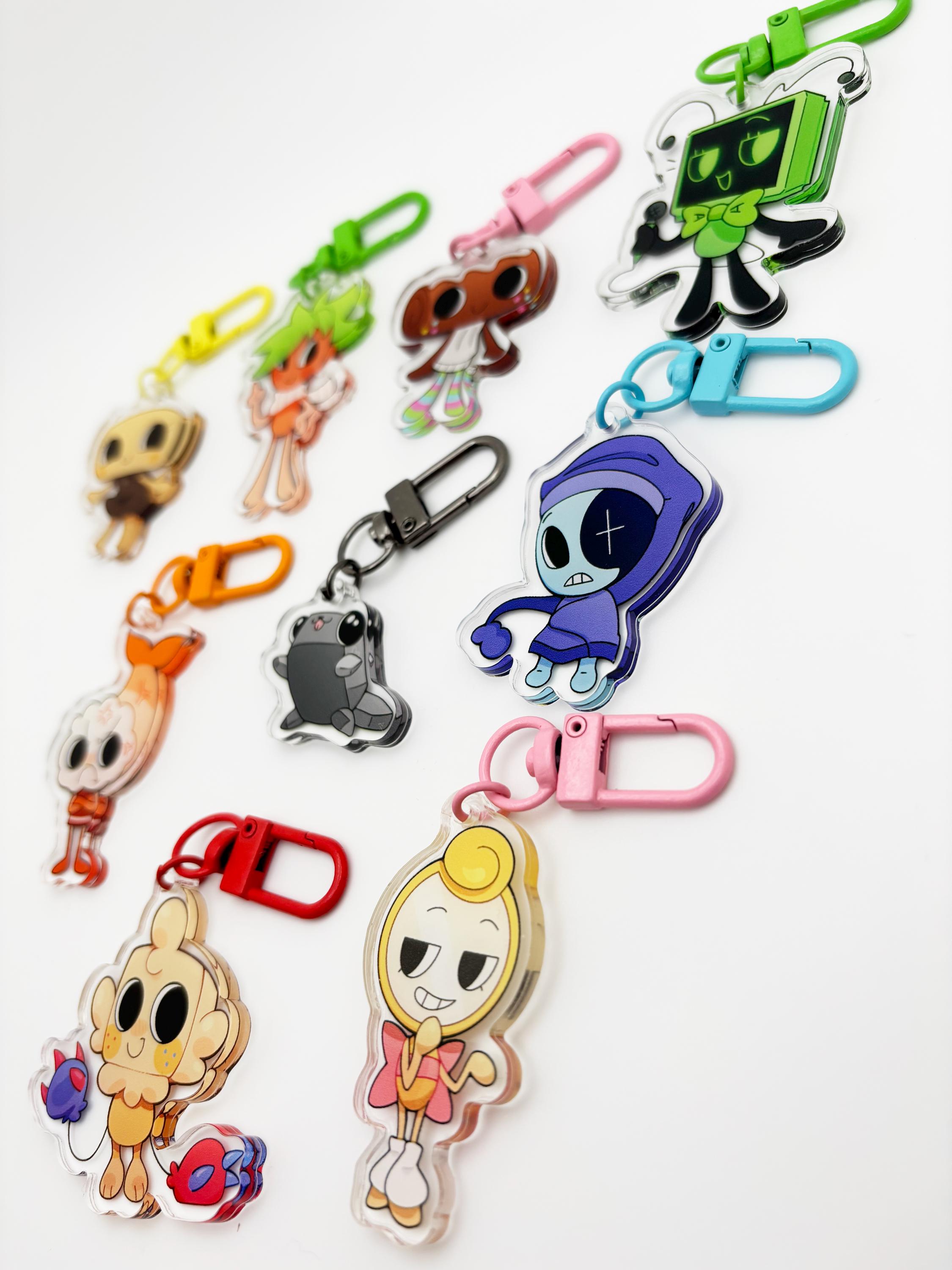 Dandy's World Acrylic Charm Keychain: Character Collection - Etsy