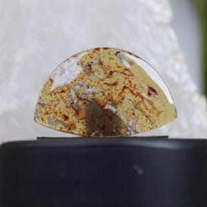 Indo amber cabochon