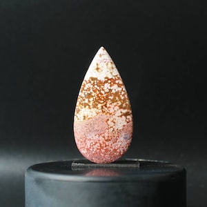 Red ocean jasper cabochon