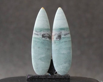 Green Jasper pair