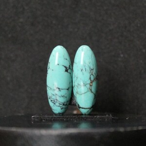 Natural Turquoise Nevada pair