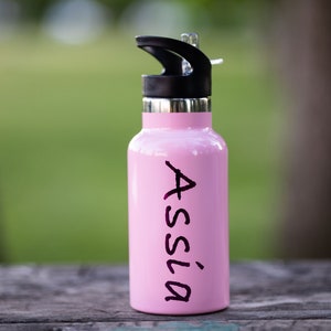 Kids water bottle, water bottles for girls, water bottles for boys, insulated stainless steel bottle, gift for her
