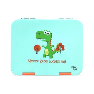 Lunch box, Lunchbox with Cute Design, Unicorn, Fox, Dino - BPA Free - Phtalates Free - 1 Year Warranty