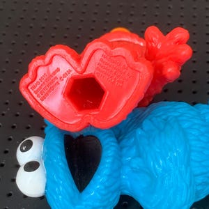 Vintage Sesame Street PVC Figures / big bird / Oscar Grouch / Made in Germany / west Germany / Bullyland / JHP imagen 20