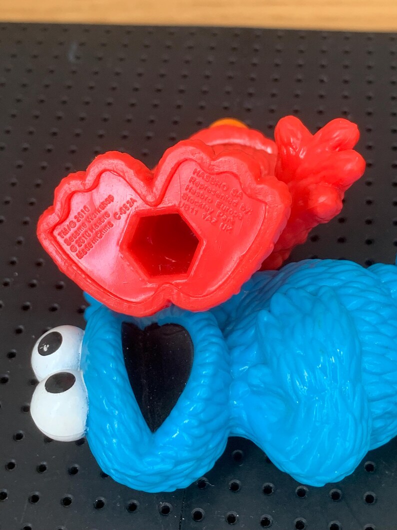 Vintage Sesame Street PVC Figures / big bird / Oscar Grouch / Made in Germany / west Germany / Bullyland / JHP imagen 20