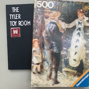 Vintage art morceaux puzzel / decoupeerzaag / Made in Western Germany / ravensburger / Pierre Auguste Renoir / de schommel