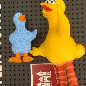 Vintage Sesame Street PVC Figures / big bird / Oscar Grouch / Made in Germany / west Germany / Bullyland / JHP imagen 10