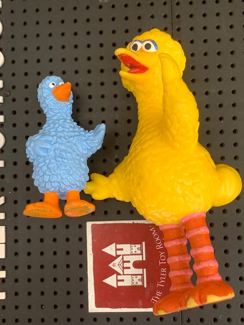 Vintage Sesame Street PVC Figures / big bird / Oscar Grouch / Made in Germany / west Germany / Bullyland / JHP imagen 10