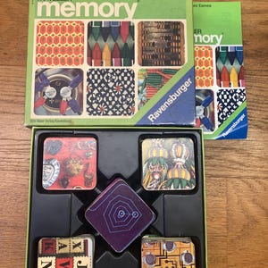 Ravensburger rare Traveler Memory Game - compleet - Ontwerp Charles Eames - 1974 - rare