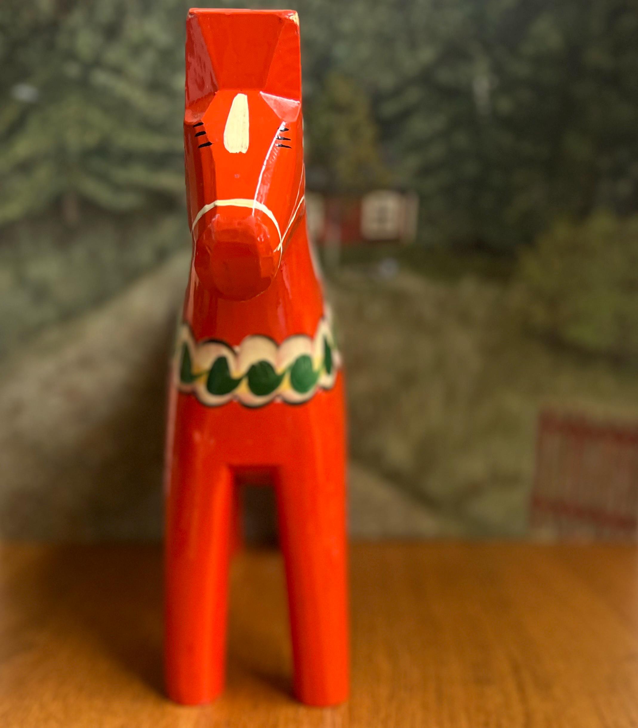 ヴィンテージ木製スウェーデン ダーラホース/オルソン/ダーラナ馬 Akta