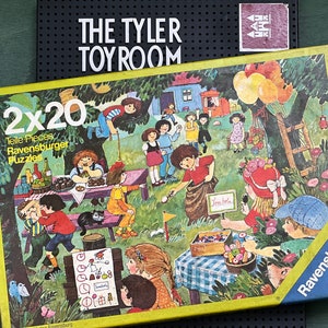2 x 20 stuks vintage puzzels 1980 / Made in Western Germany / Ravensburger / Kinderspellen