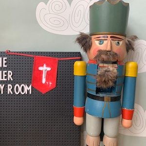 vintage Erzgebirge Nussknacker Figurine - Weihnachtsdekoration Puppe