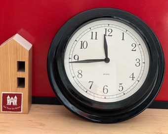 Ikea Mikael Axelsson SIPPRA Gray Wall Clock , Rare Ikea Industrial