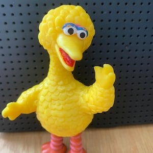 Vintage Sesame Street PVC Figures / big bird / Oscar Grouch / Made in Germany / west Germany / Bullyland / JHP imagen 13