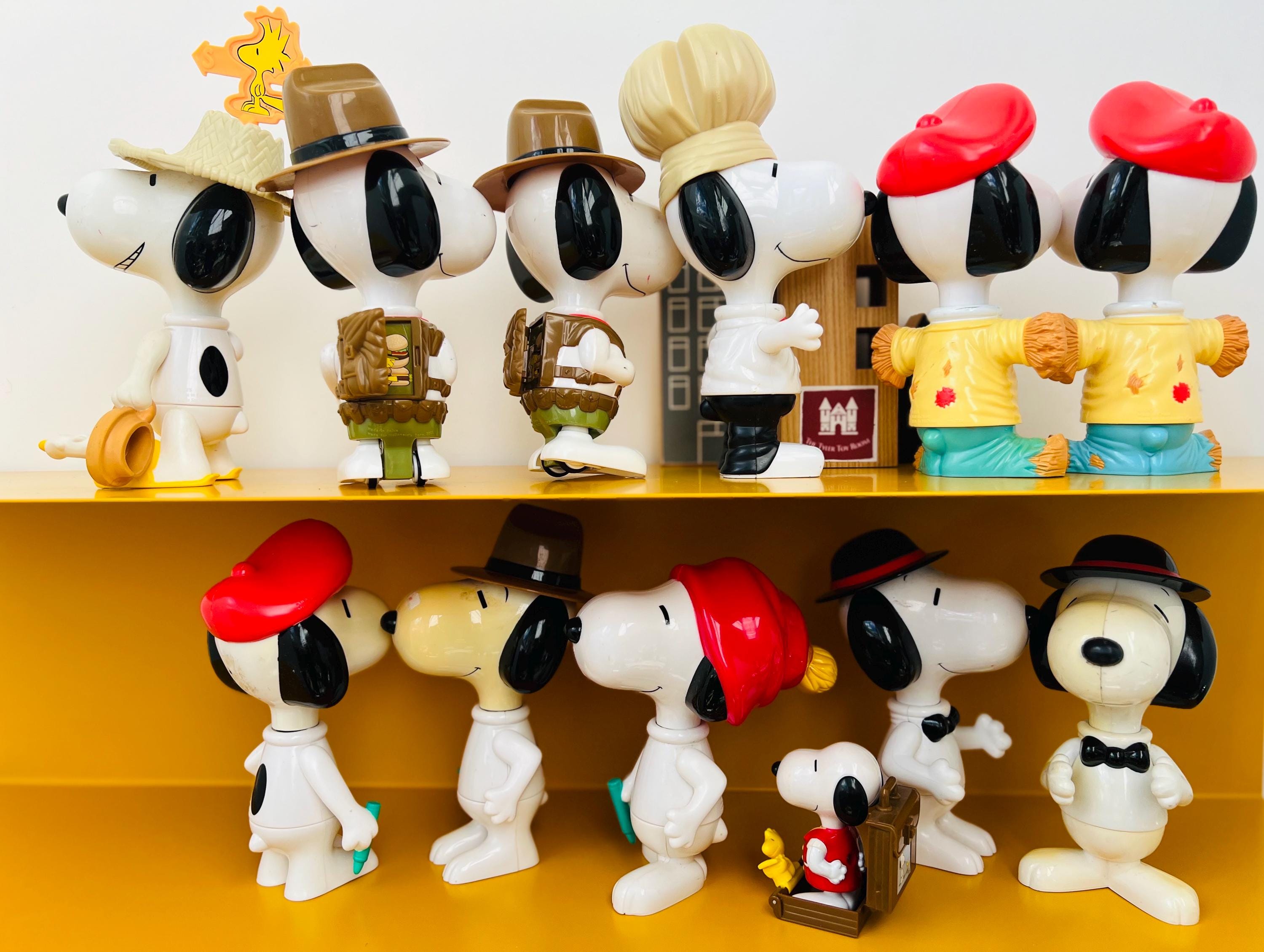 スヌーピー　SNOOPY　フィギュア　80年代　バーガーキング　マクドナルド スヌーピーSNOOPYフィギュア80年代バーガーキングマクドナルド