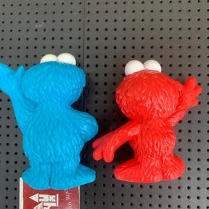 Vintage Sesame Street PVC Figures / big bird / Oscar Grouch / Made in Germany / west Germany / Bullyland / JHP imagen 19