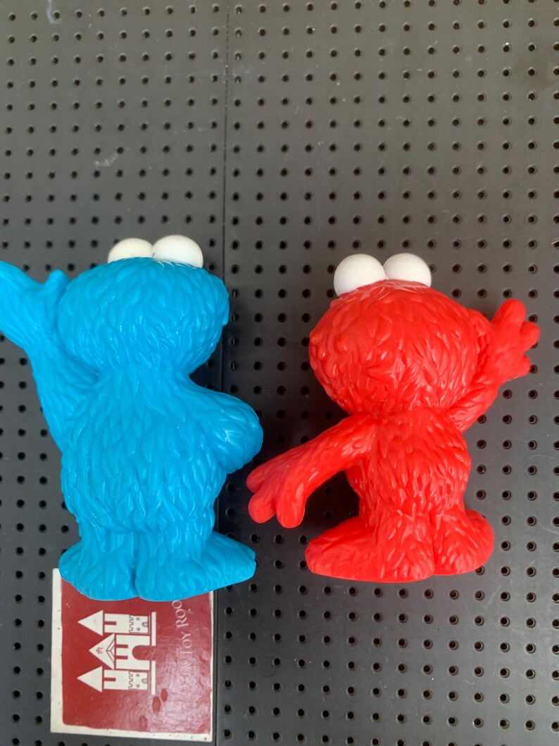 Vintage Sesame Street PVC Figures / big bird / Oscar Grouch / Made in Germany / west Germany / Bullyland / JHP imagen 19