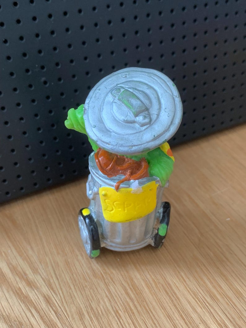 Vintage Sesame Street PVC Figures / big bird / Oscar Grouch / Made in Germany / west Germany / Bullyland / JHP imagen 8