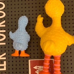 Vintage Sesame Street PVC Figures / big bird / Oscar Grouch / Made in Germany / west Germany / Bullyland / JHP imagen 11