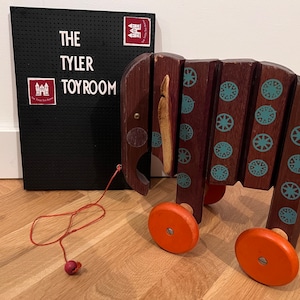 BREITSCHWERDT 木製人形 赤 オレンジ Breitschwerdt toy - Etsy 日本