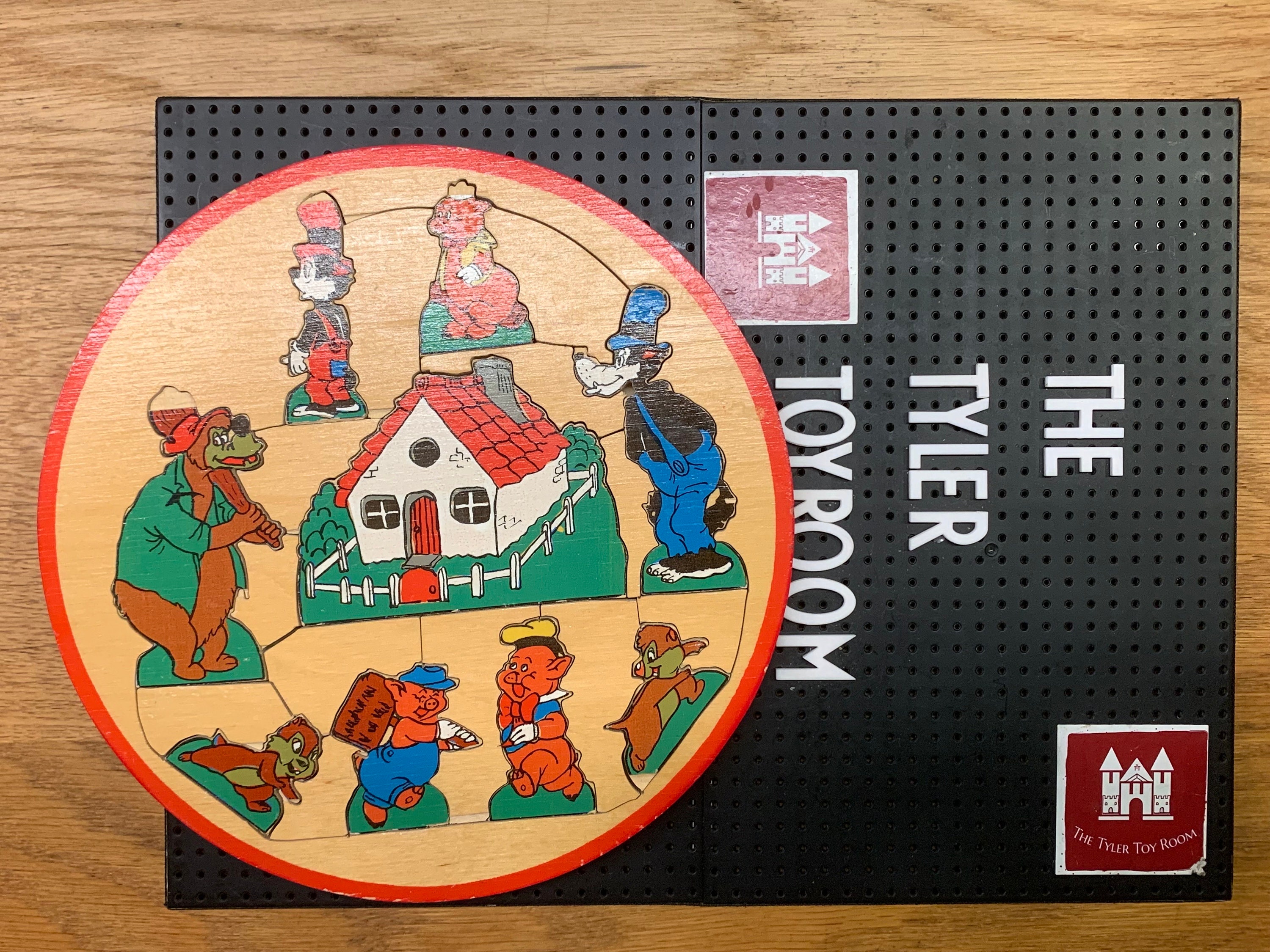 Vintage Puzzel / Walt Disney / Made in Holland / Kolibri Nr. 0947 / De Boze  Wolf - Etsy Sweden, image size:3000x2250