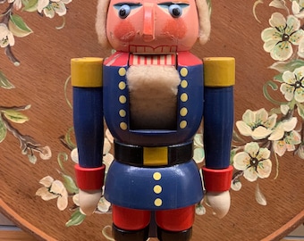 vintage Erzgebirge Nutcracker Figurine - Christmas Decoration doll