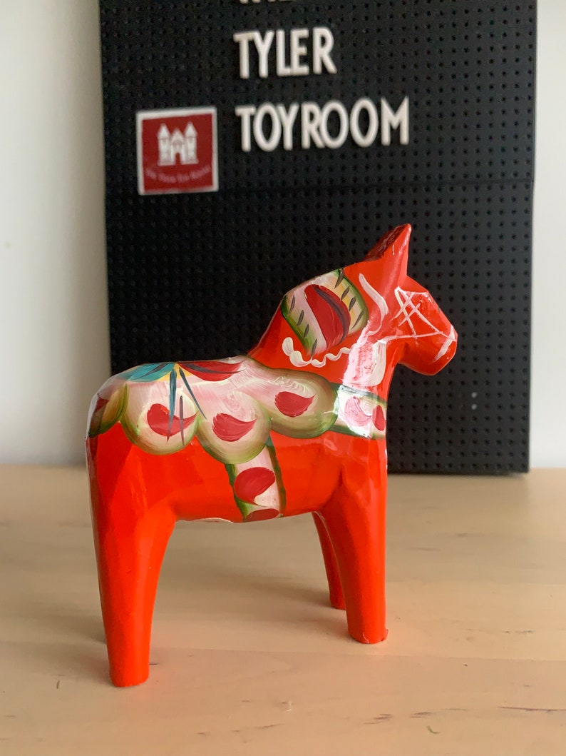 Houten Zweeds Dala Paard, 1 Paar Houten Dalecarlian Horse Standbeeld Beeldje Ornamenten Kleur Schilderen Klassiek Handwerk Voor Ornamenten Decoratie Houten Zweeds Dala Paard, 1 Paar Houten Dalecarlian Horse Standbeeld Beeldje Ornamenten Kleur Schilderen Klassiek Handwerk Voor Ornamenten Decoratie