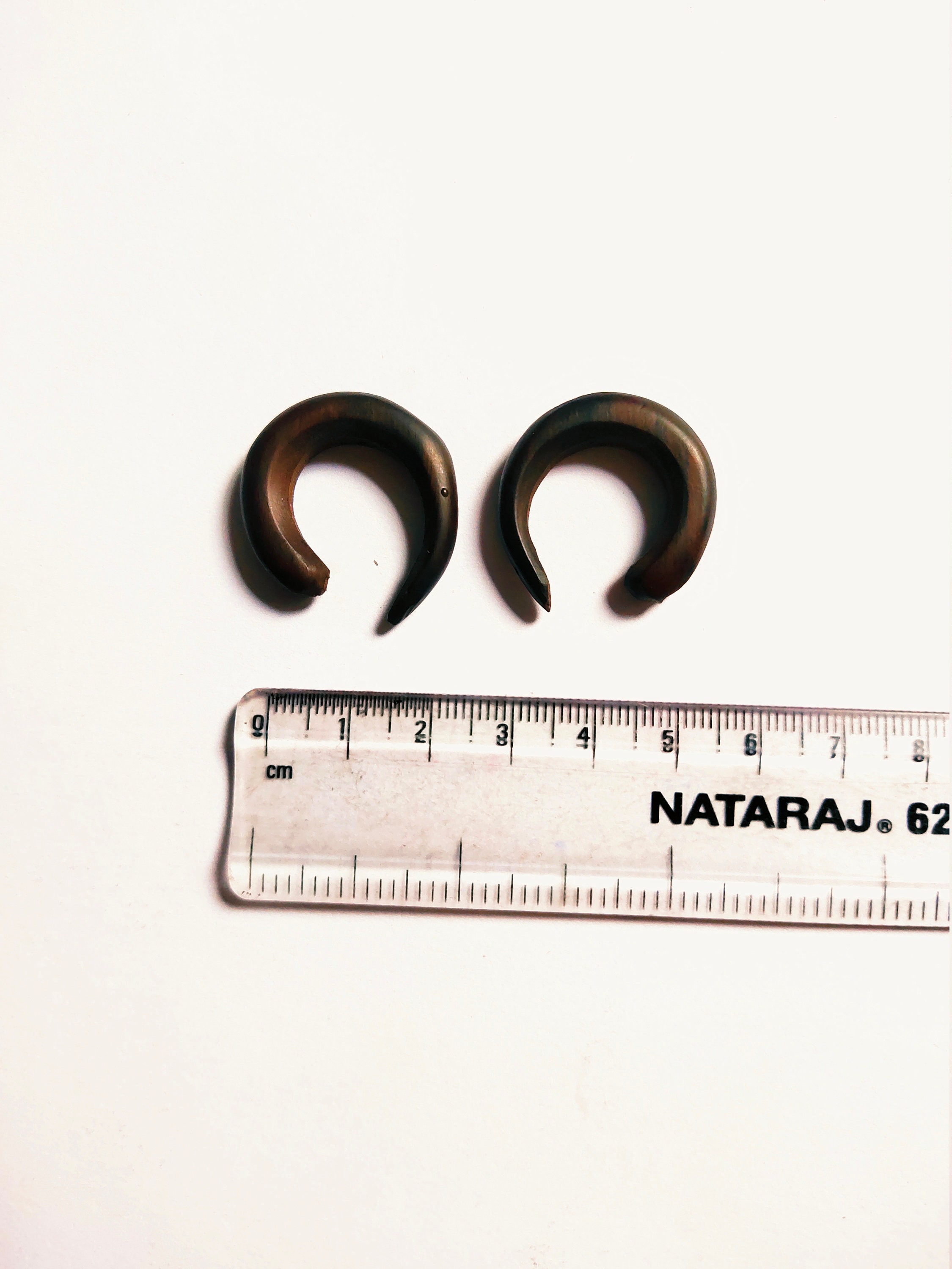 Handcrafted Wood Spiral Gauges for Stretched Ears Unique Organic Ear