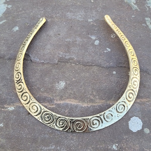 Brass Ethnic Choker Necklace, Tribal Necklace, Boho Necklace, Perfect Gift For Her