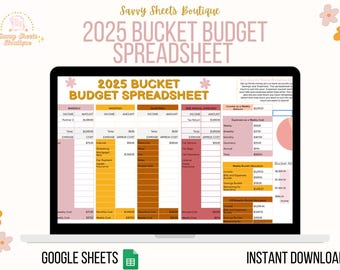 2025 Bucket Budget Spreadsheet