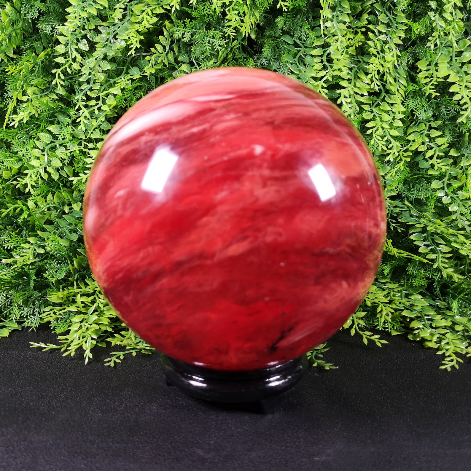 5.15kg Red Melting Stone Quartz Crystal Sphere Ball Healing Etsy