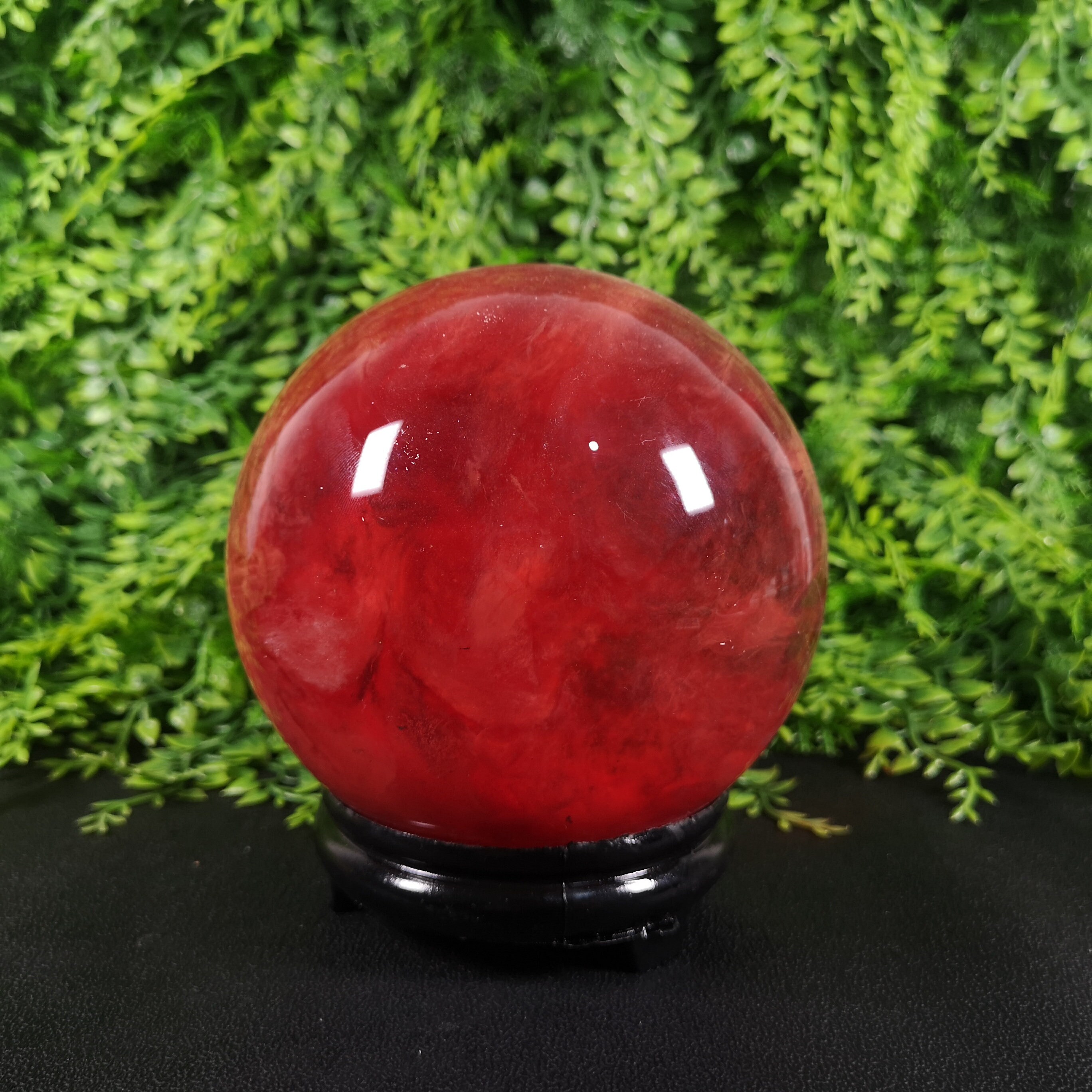 1.9kg Red Melting Stone Ball/Quartz Crystal Ball/Crystal Etsy