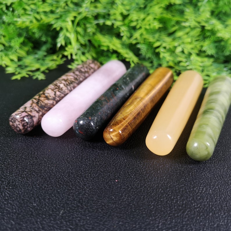 Natural Quartz Crystal Stone Massage Wand Massage Therapist Etsy Canada