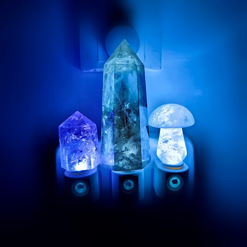 Crystal Lamp - Etsy