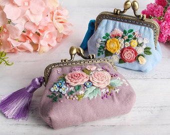 Fashion Womens Coin Purse Potted Plants Cactus Cartoon Faces Vintage Pouch Kiss-lock Mini Purse Wallets