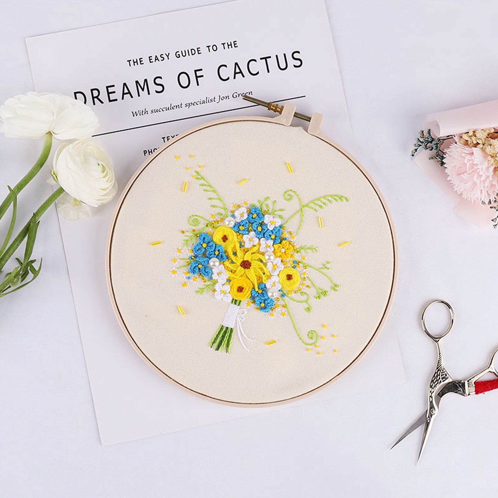 Embroidery DIY Handmade Selfembroidered Gift Beginner Etsy