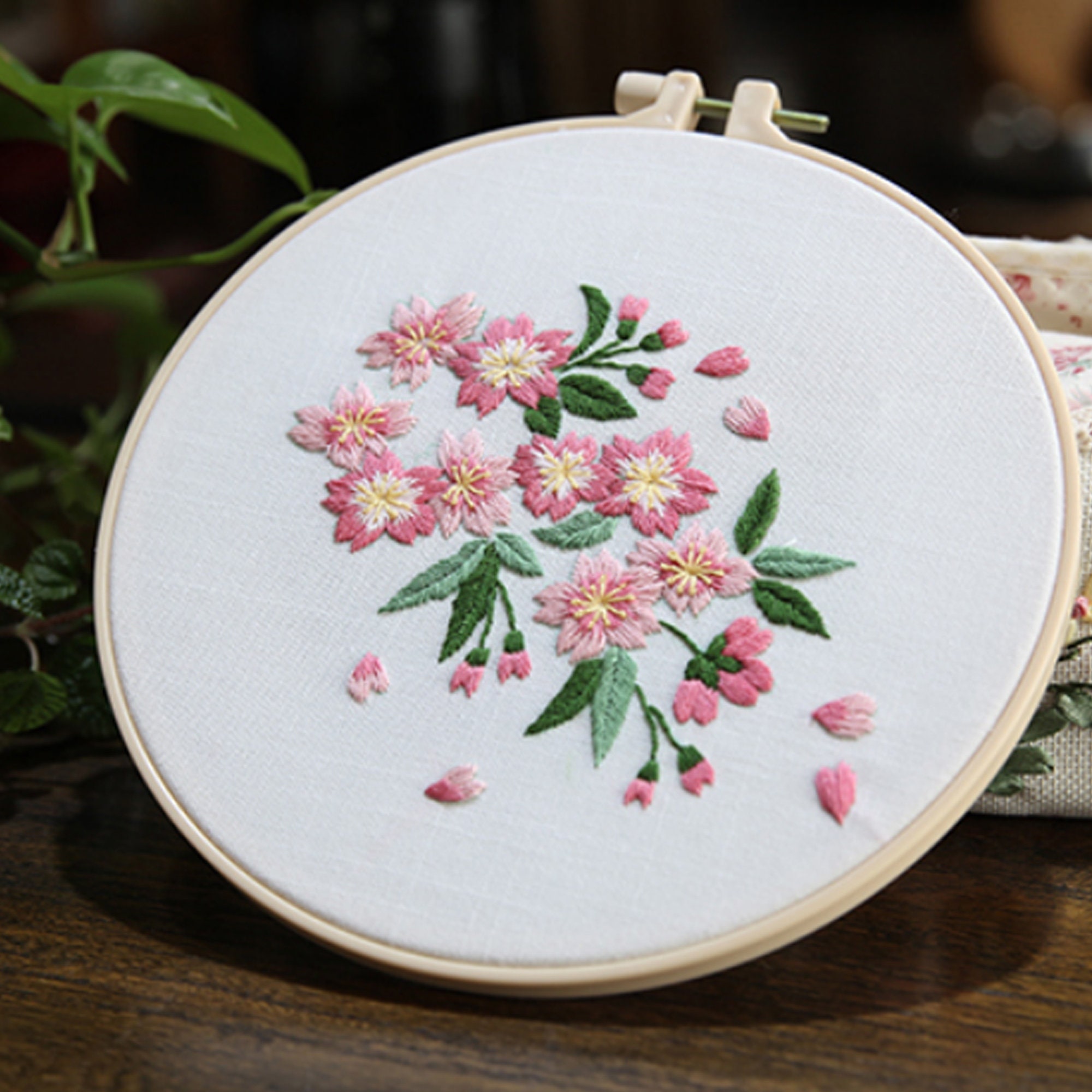 Floral embroidery full kits for beginners flower embroidery  etsy Floral embroidery full kits for beginners flower embroidery  etsy