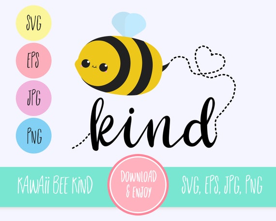 Free Free 161 Silhouette Bee Kind Svg SVG PNG EPS DXF File