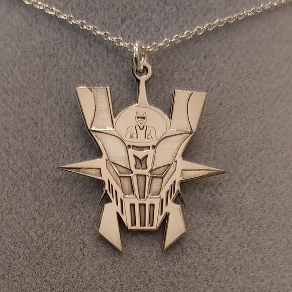 Collar Colgante Mazinger Plata