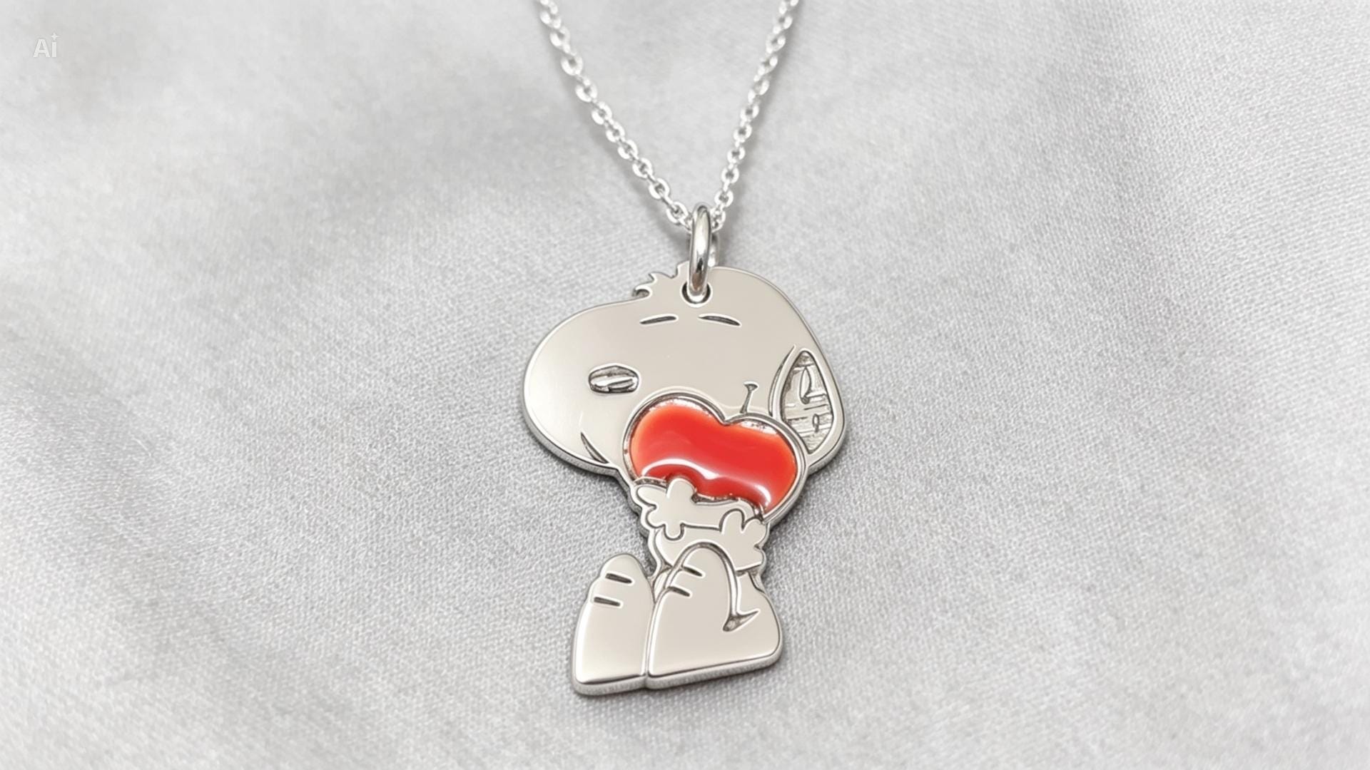 Gold snoopy pendant - Etsy 日本