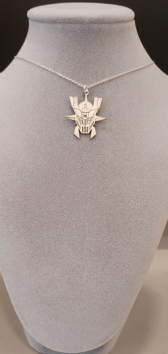 マジンガーZ ペンダント Silver Mazinger Pendant Necklace - Etsy New Zealand