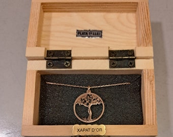 Tree of Life Pendant Necklace Woman Silver