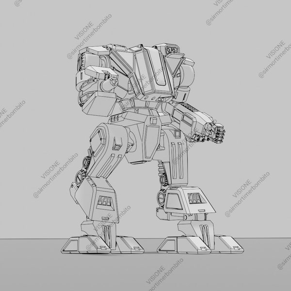 Vision Quest / Visione SMB Alternate Battletech Mechwarrior Miniature