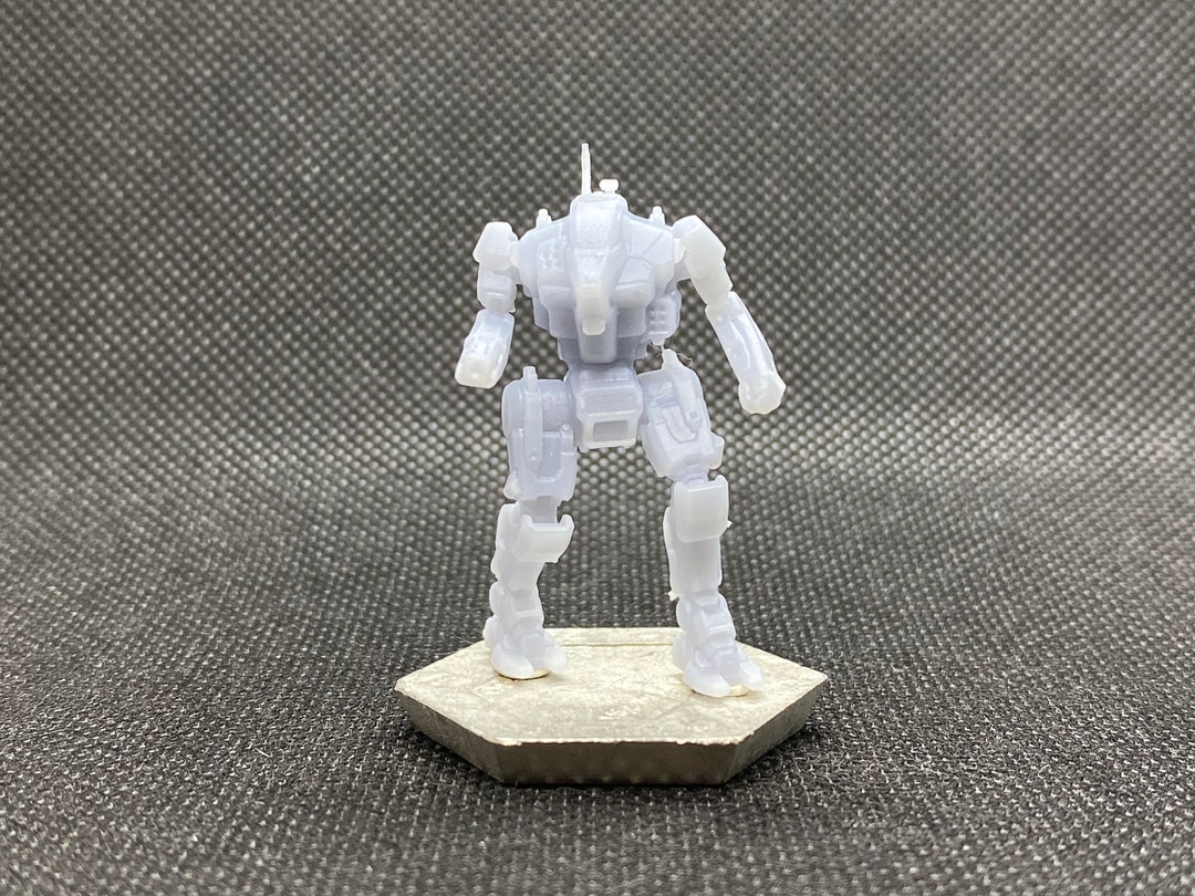 thumbnail image 2 of RVN-1X Raven – Alternate Battletech Mechwarrior Miniature, Resin 3D Print 2 of 6
