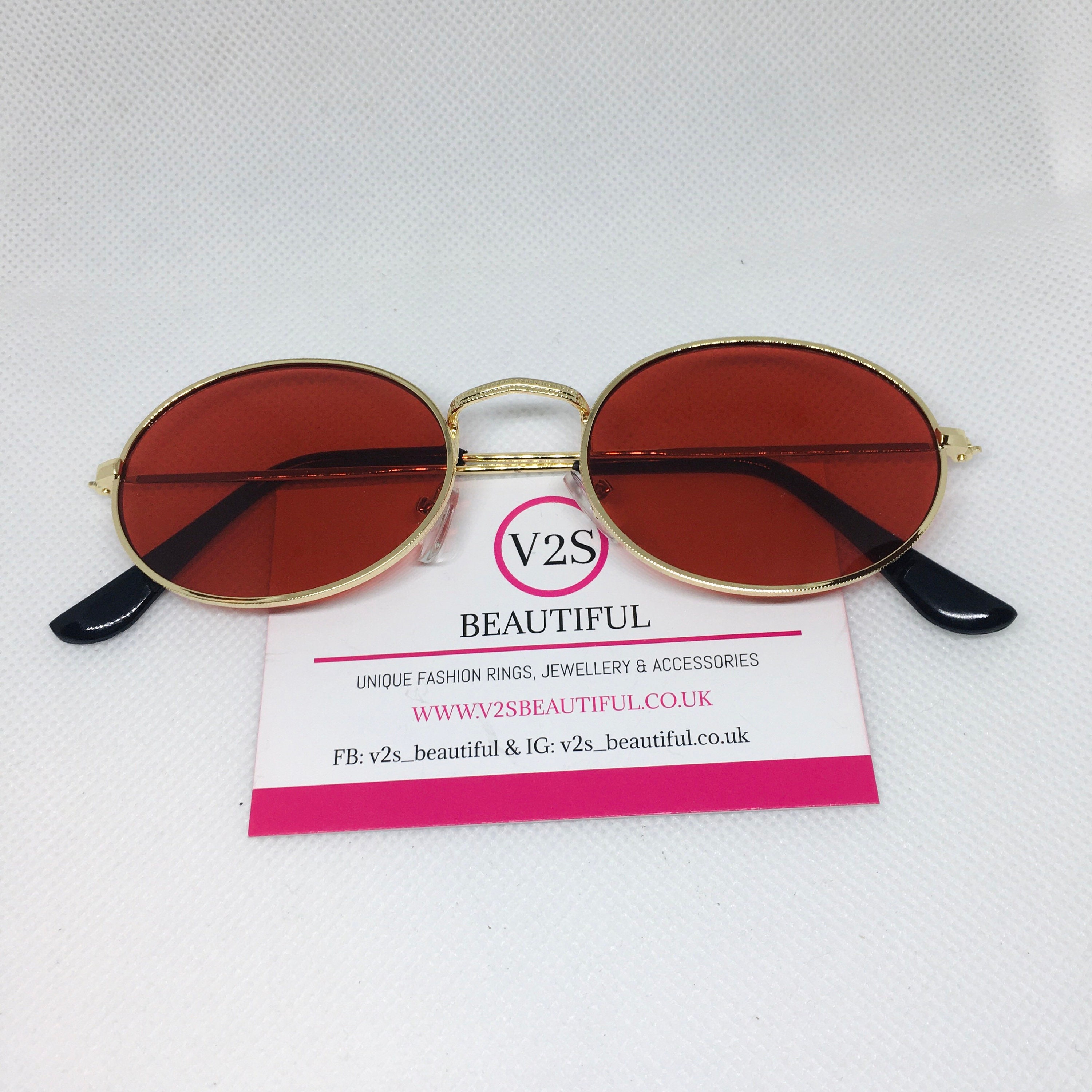 Shop ROAR smoke vintage oval sunglasses for women